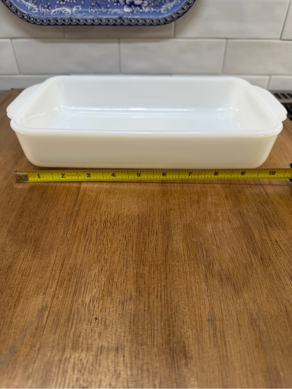 Fire King Classic White Rectangular Baking Dish - Durable Oven-Safe Cookware